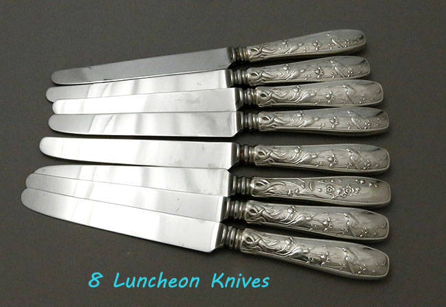 Tiffany Audubon luncheon knives