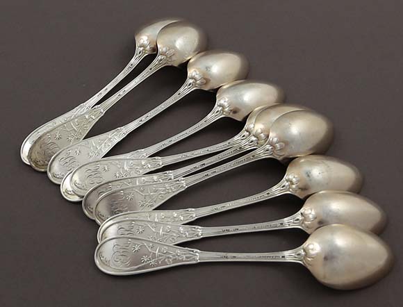 Tiffany Japanaese sterling coffee spoons