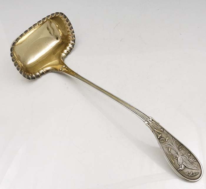 Tiffany Japanese large sterling silver ladle