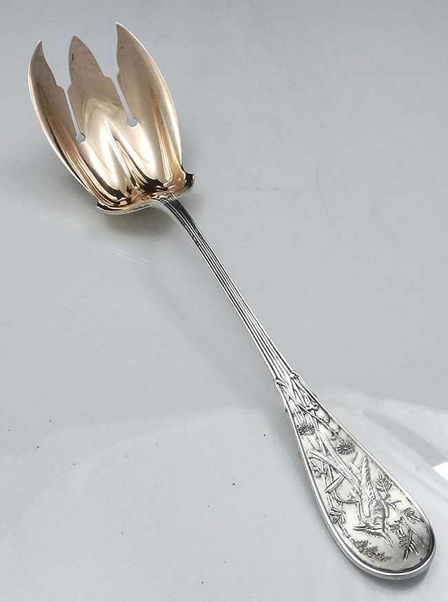 Tiffany Japanese sterling serving fork