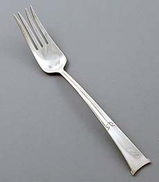 Tiffany sterling art deco fork