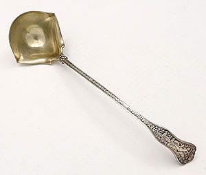 Tiffany Olympian sterling antique double lip ladle sauce