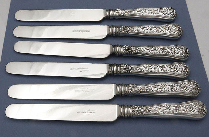 Tiffany Olympian dinner knives