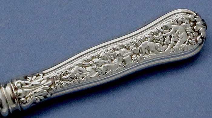 Tiffany Olympian dinner knife handle showing pattern