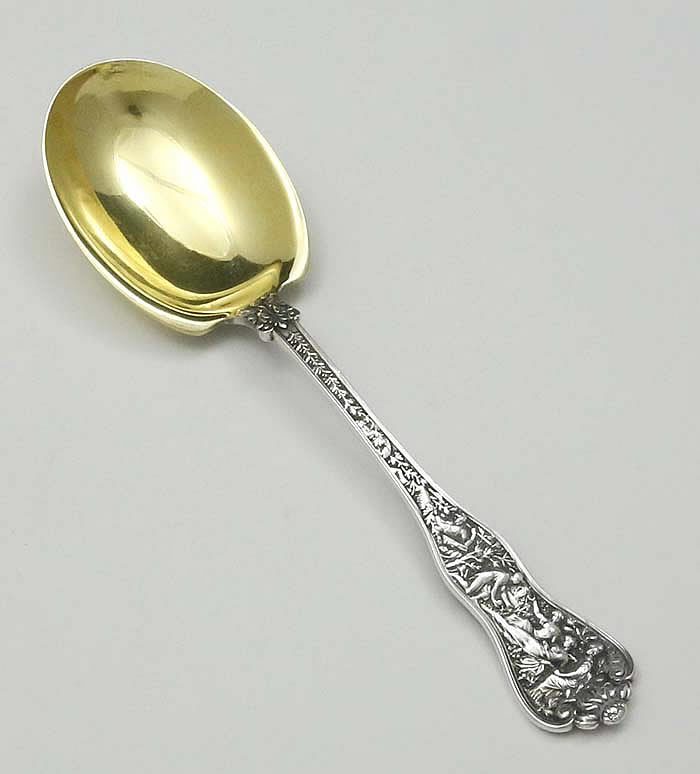 Tiffany Olympian sterling silver serving spoon