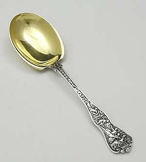 Tiffany Olympian antique sterling silver serving spoon