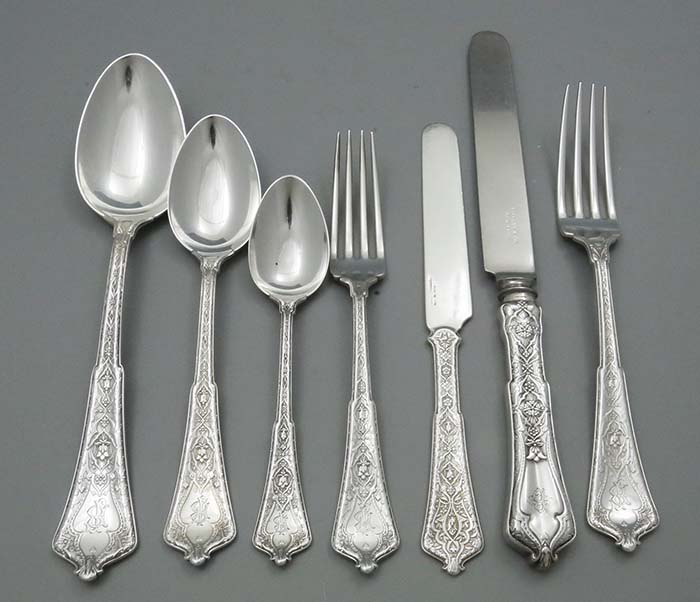 Tiffany Persian set of flatware for eight